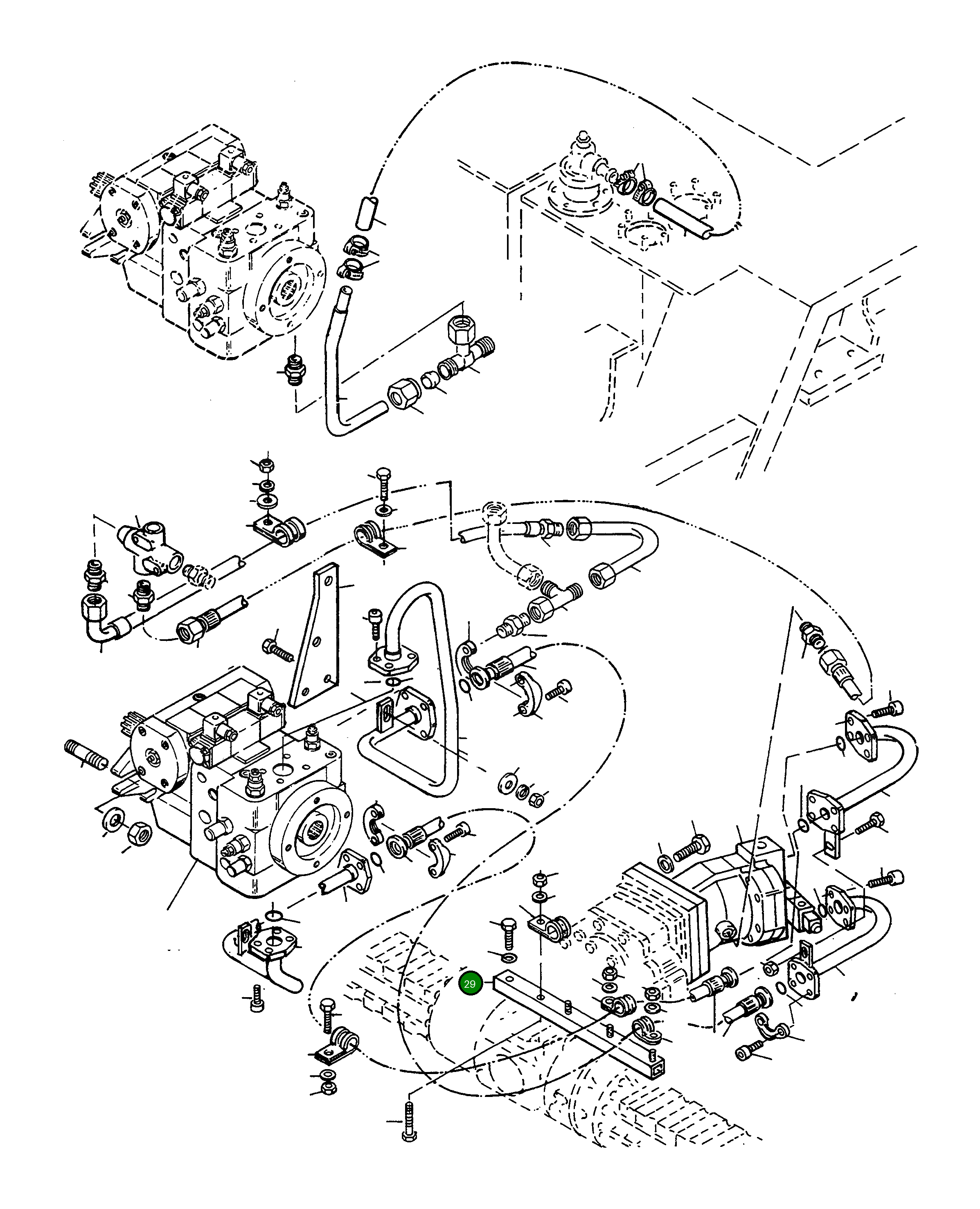 Кронштейн 4228754M91 Komatsu
