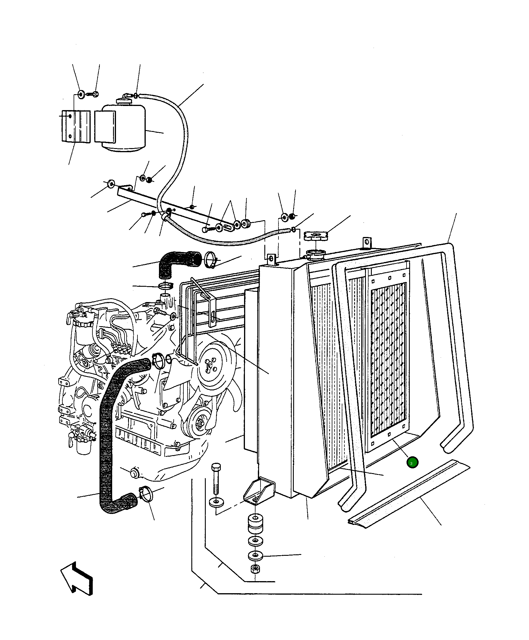 Масляный радиатор 875001113 Komatsu