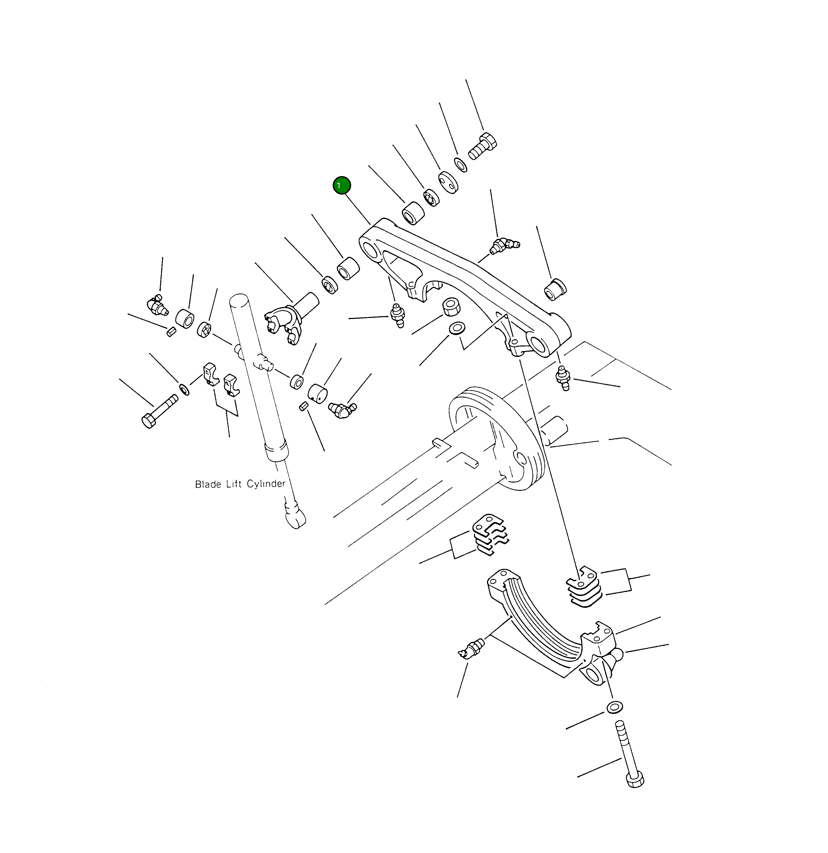 Кронштейн 23A-70-14110 Komatsu