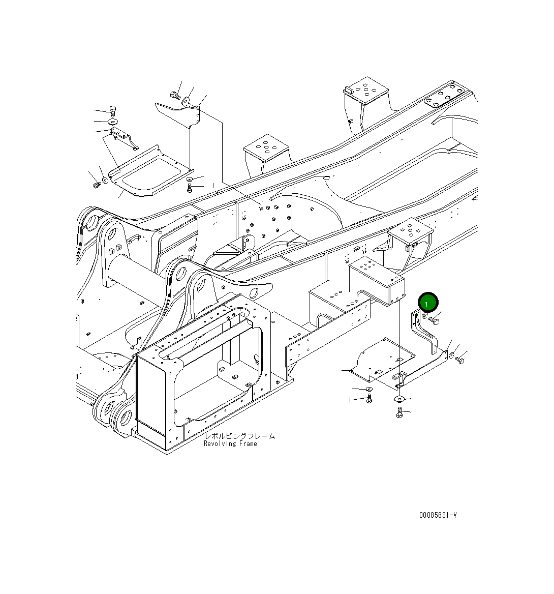 Кронштейн 21T-53-32560 Komatsu