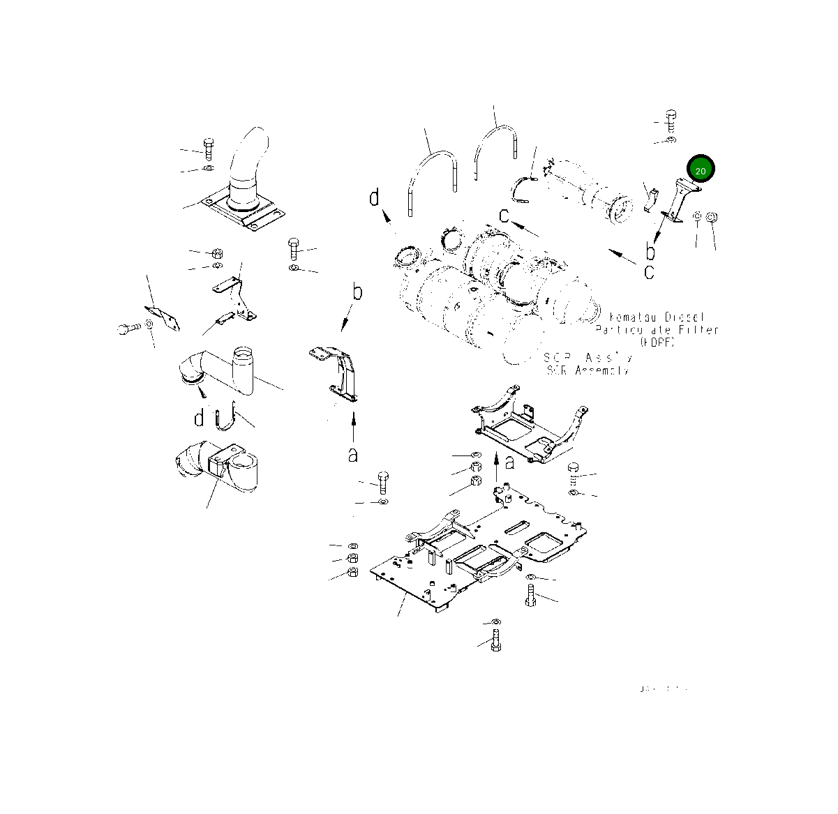 Кронштейн 419-02-62481 Komatsu