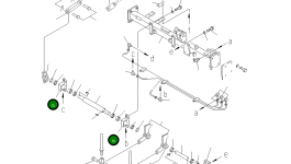 Кронштейн 154-43-41190 Komatsu