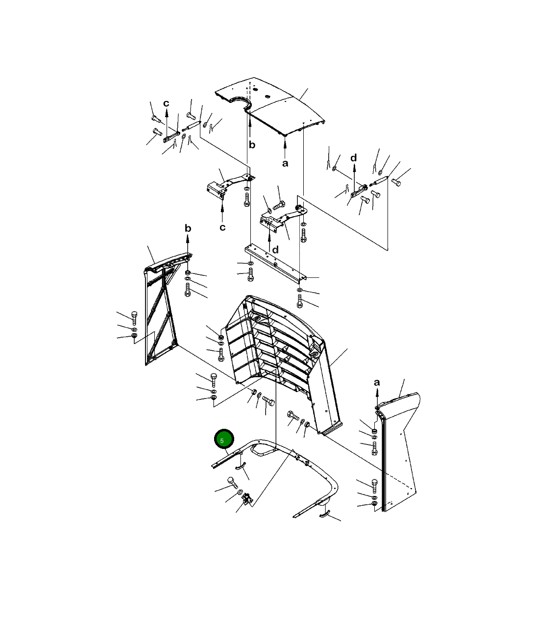 Кронштейн 424-54-41311 Komatsu