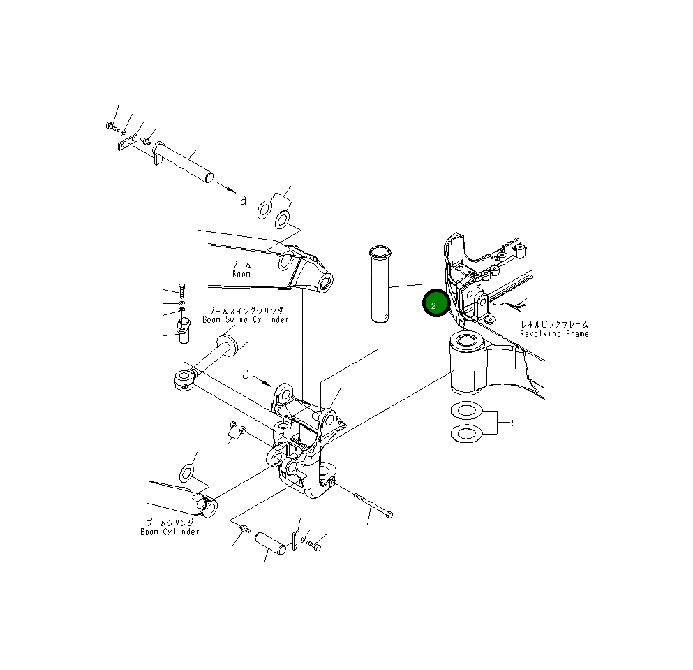 Палец 22J-70-25420 Komatsu
