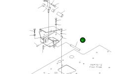 Палец 10S-43-21280 Komatsu