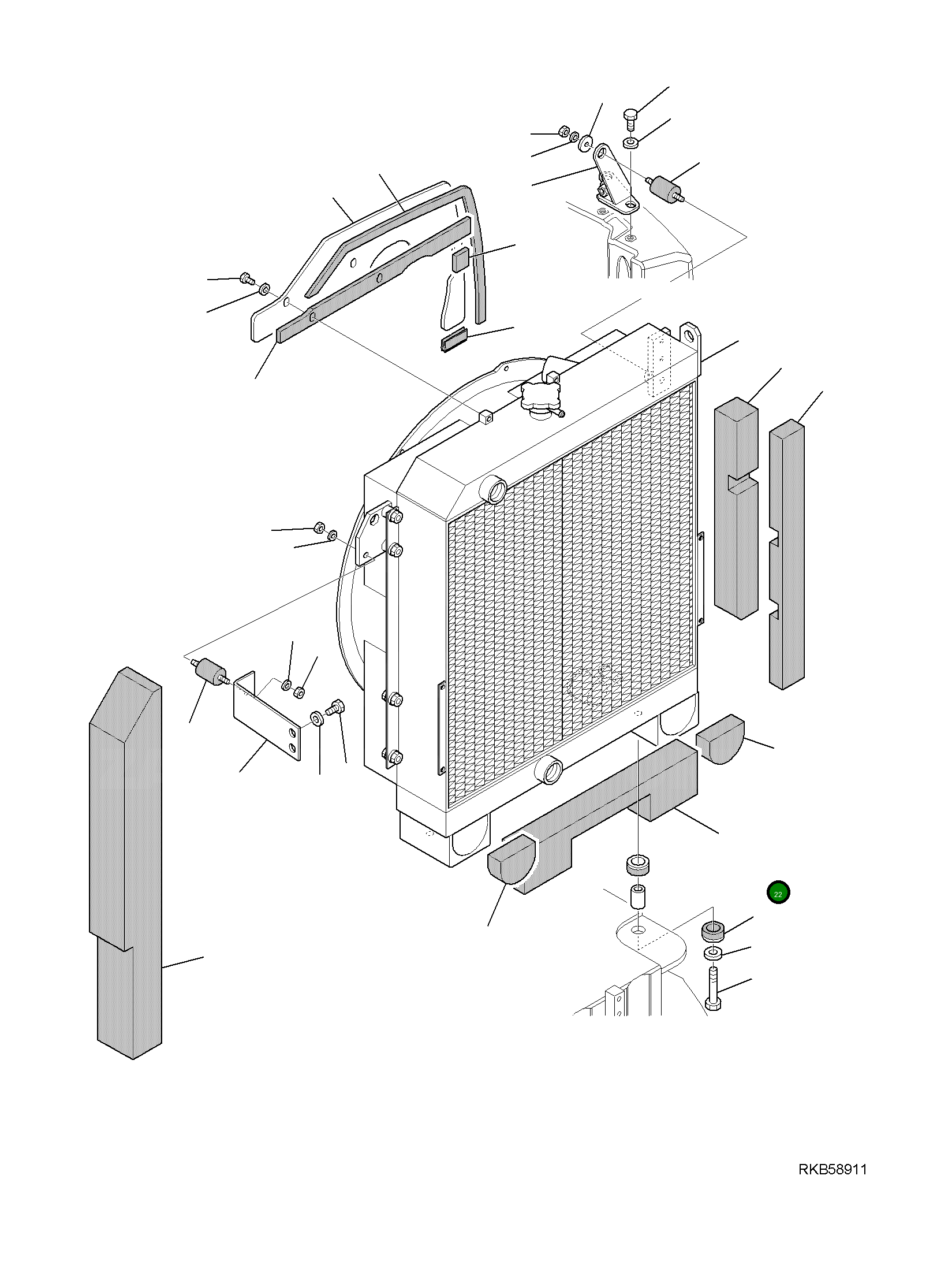 Лист 21W-03-R1711 Komatsu