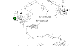 Кронштейн 569-86-87310 Komatsu