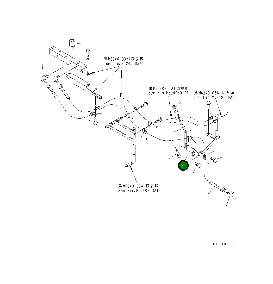 Кронштейн 42C-Z89-3390 Komatsu