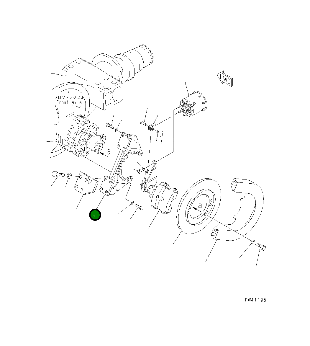 Кронштейн 426-32-15311 Komatsu
