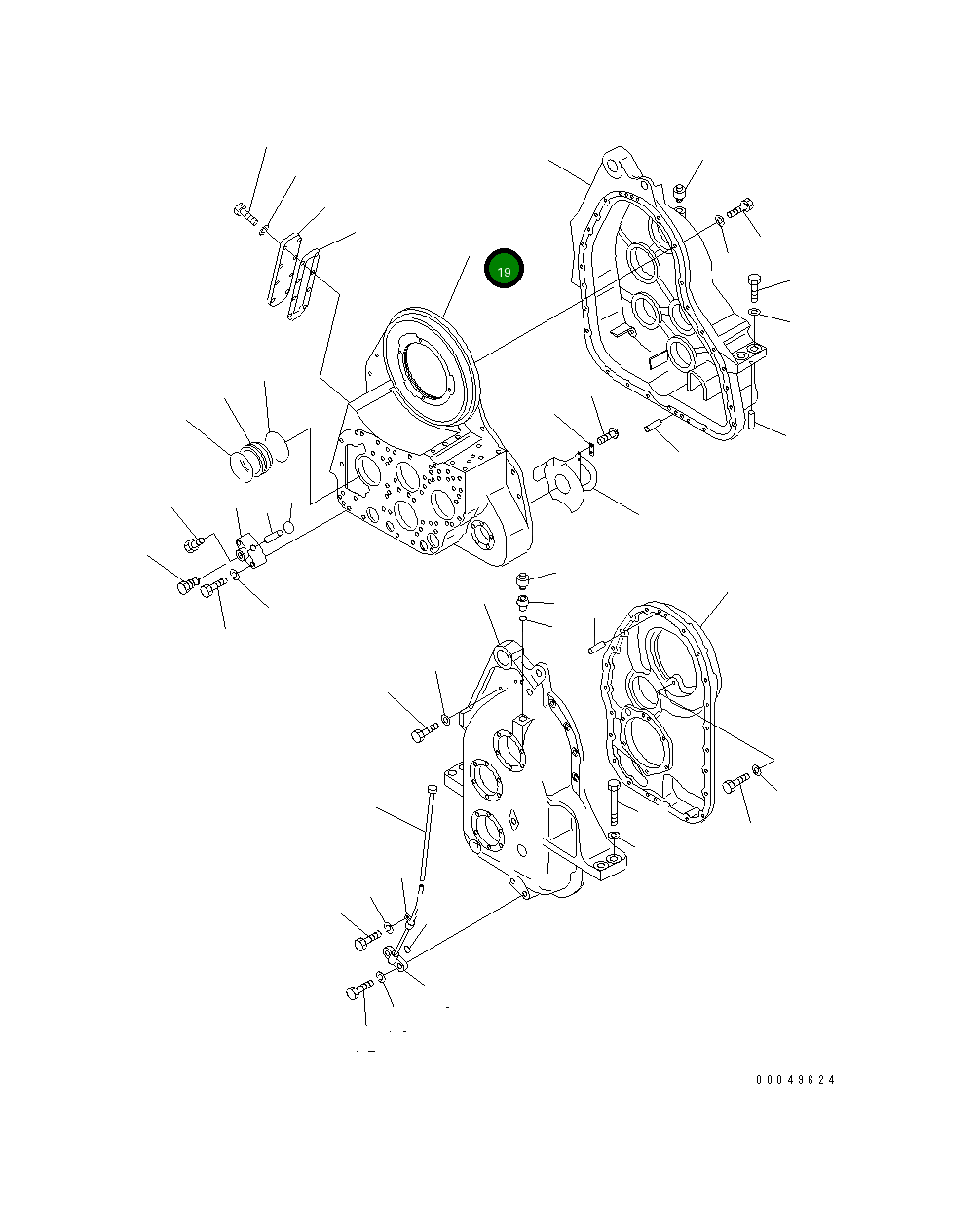 Корпус 156-76-21180 Komatsu