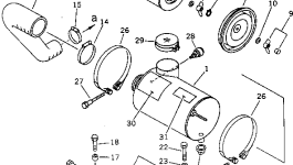 Корпус воздухоочистителя, в сборе 6138-81-7910 Komatsu