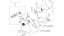 Клипса 08036-61014 Komatsu