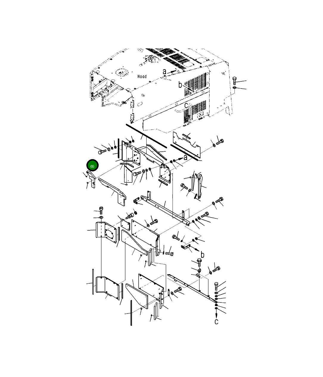 Лист 425-Z90-4210 Komatsu