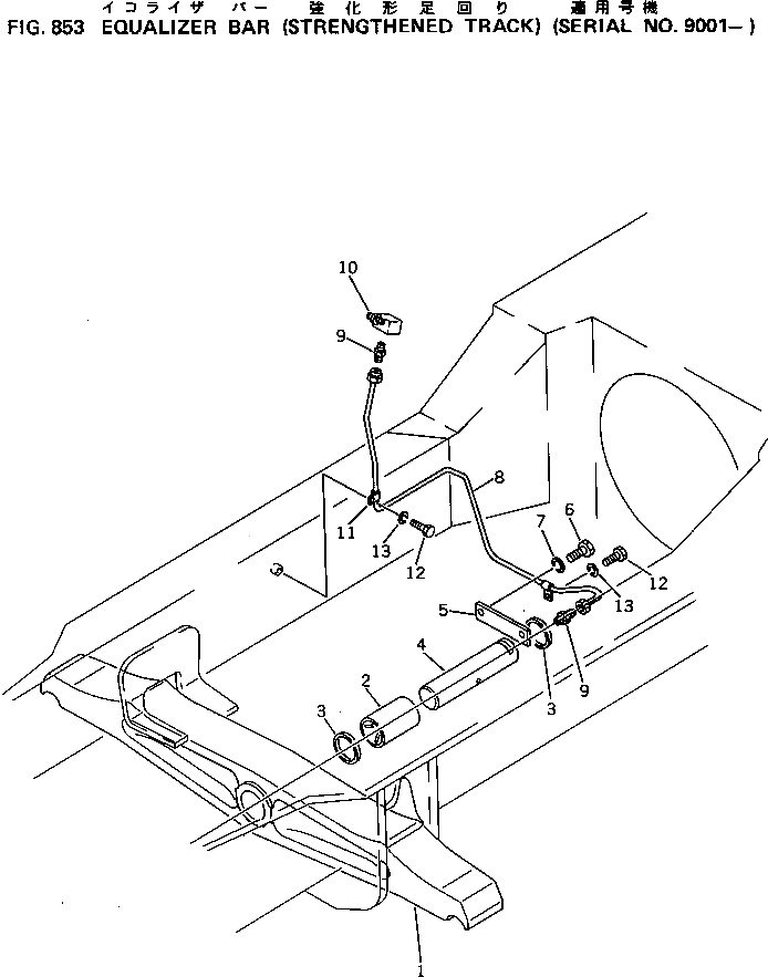Палец 135-50-31140 Komatsu