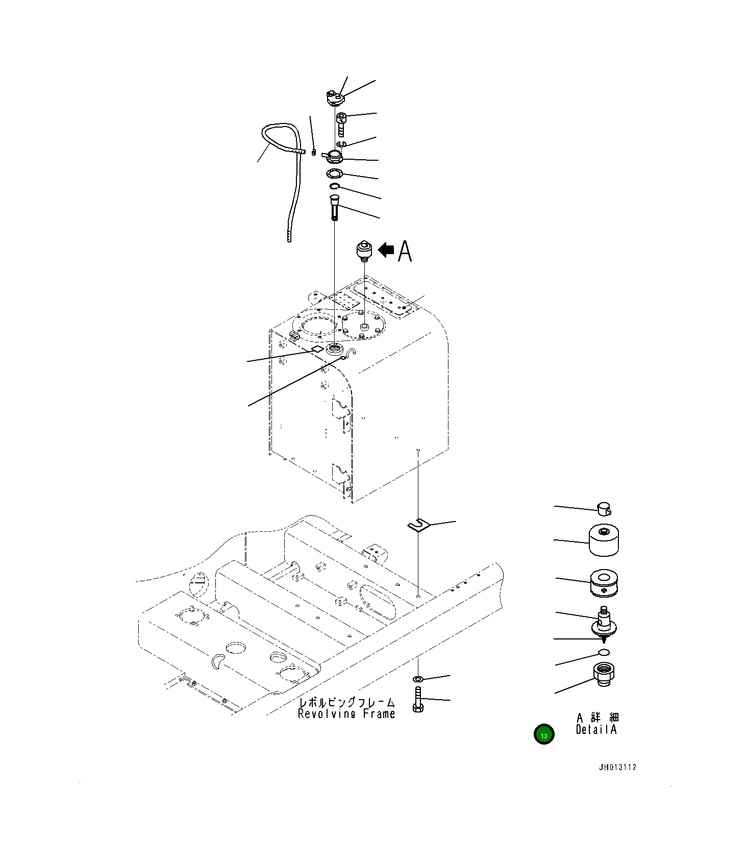 Корпус 198-60-5551001 Komatsu