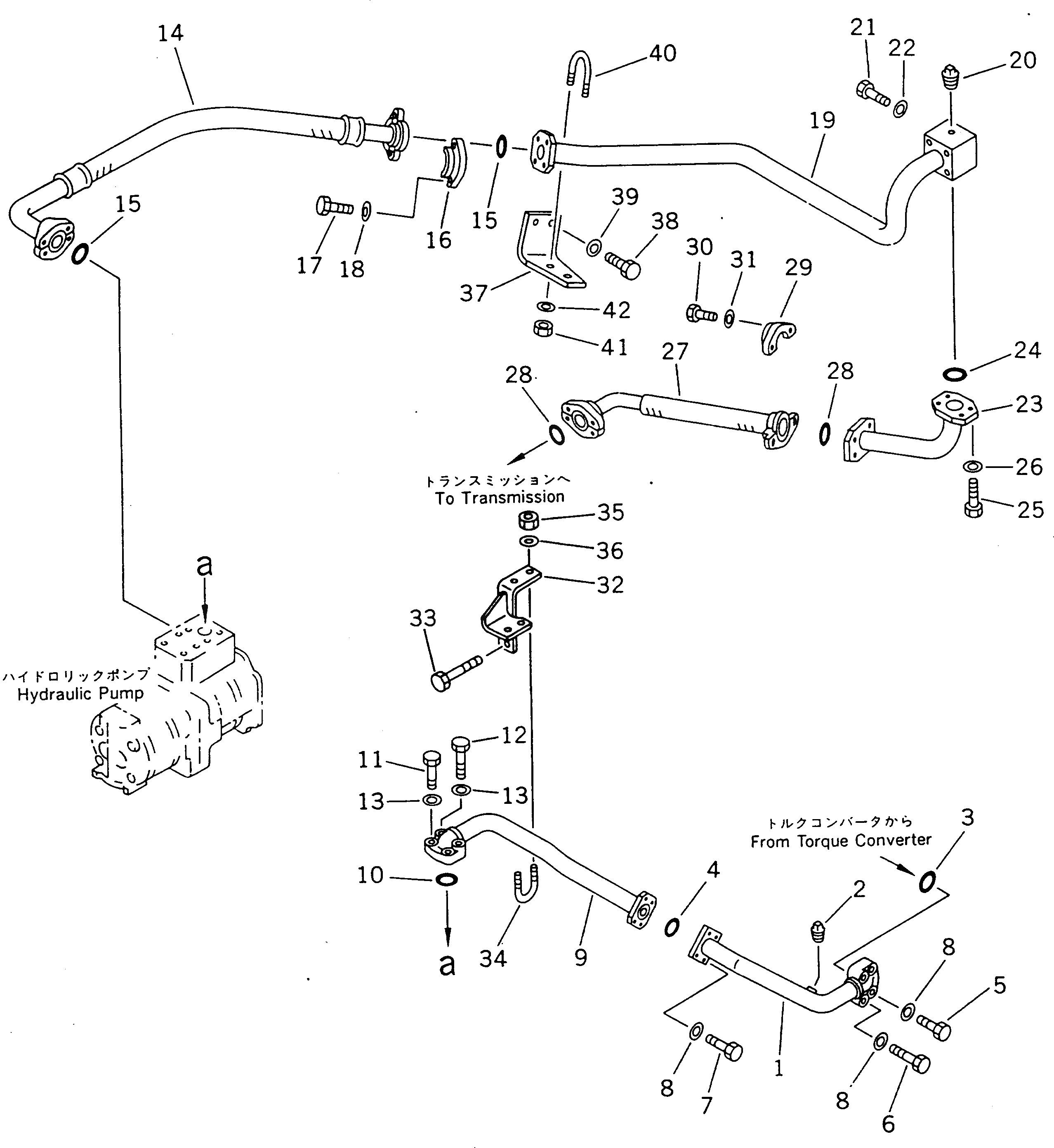 Кронштейн 569-61-45652 Komatsu