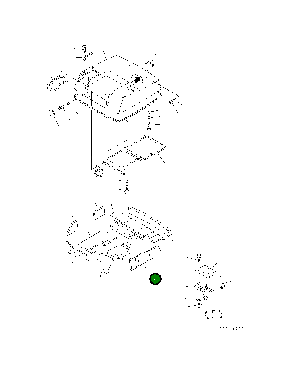 Лист 363-54-37210 Komatsu