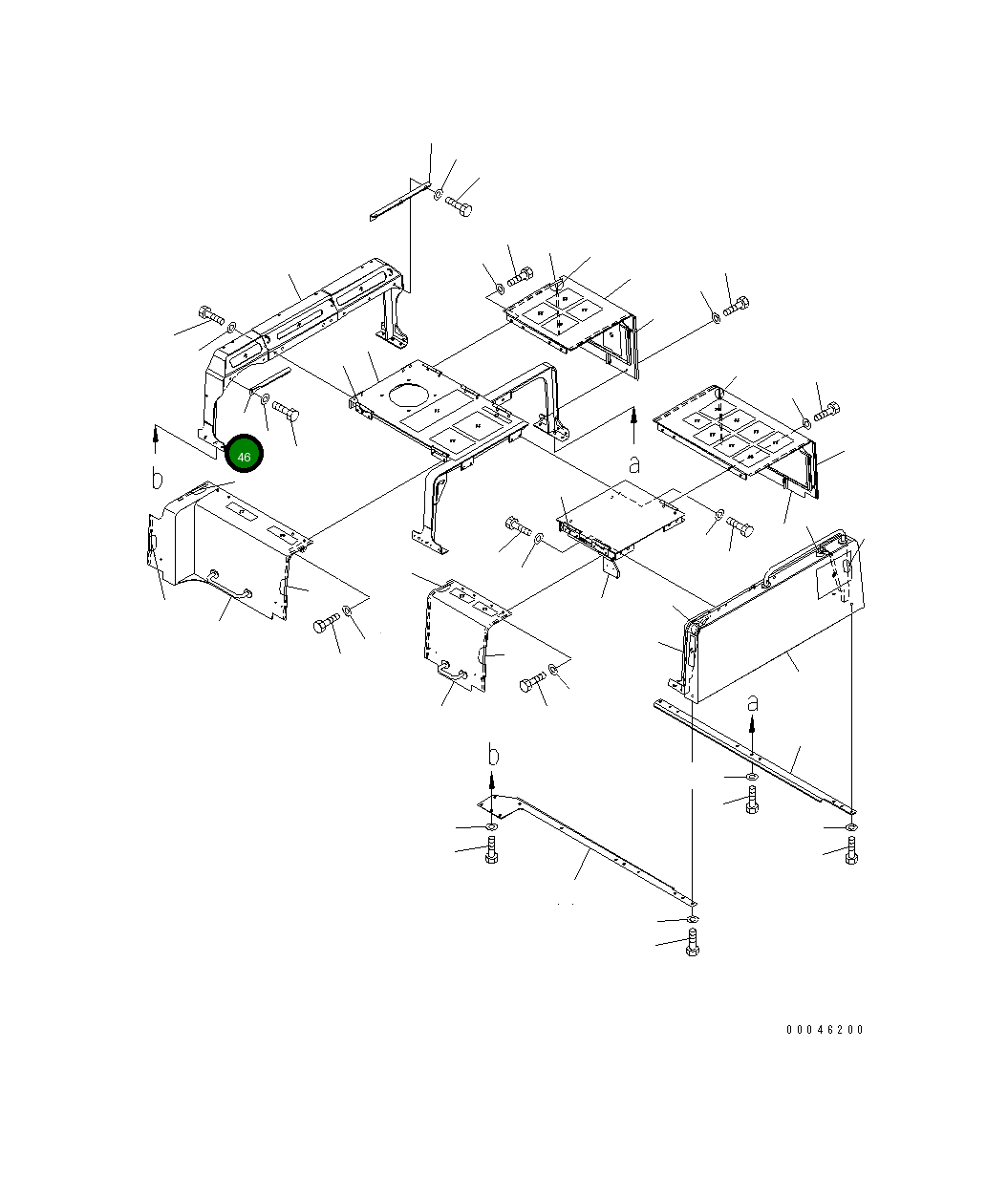Кронштейн 209-54-42171 Komatsu