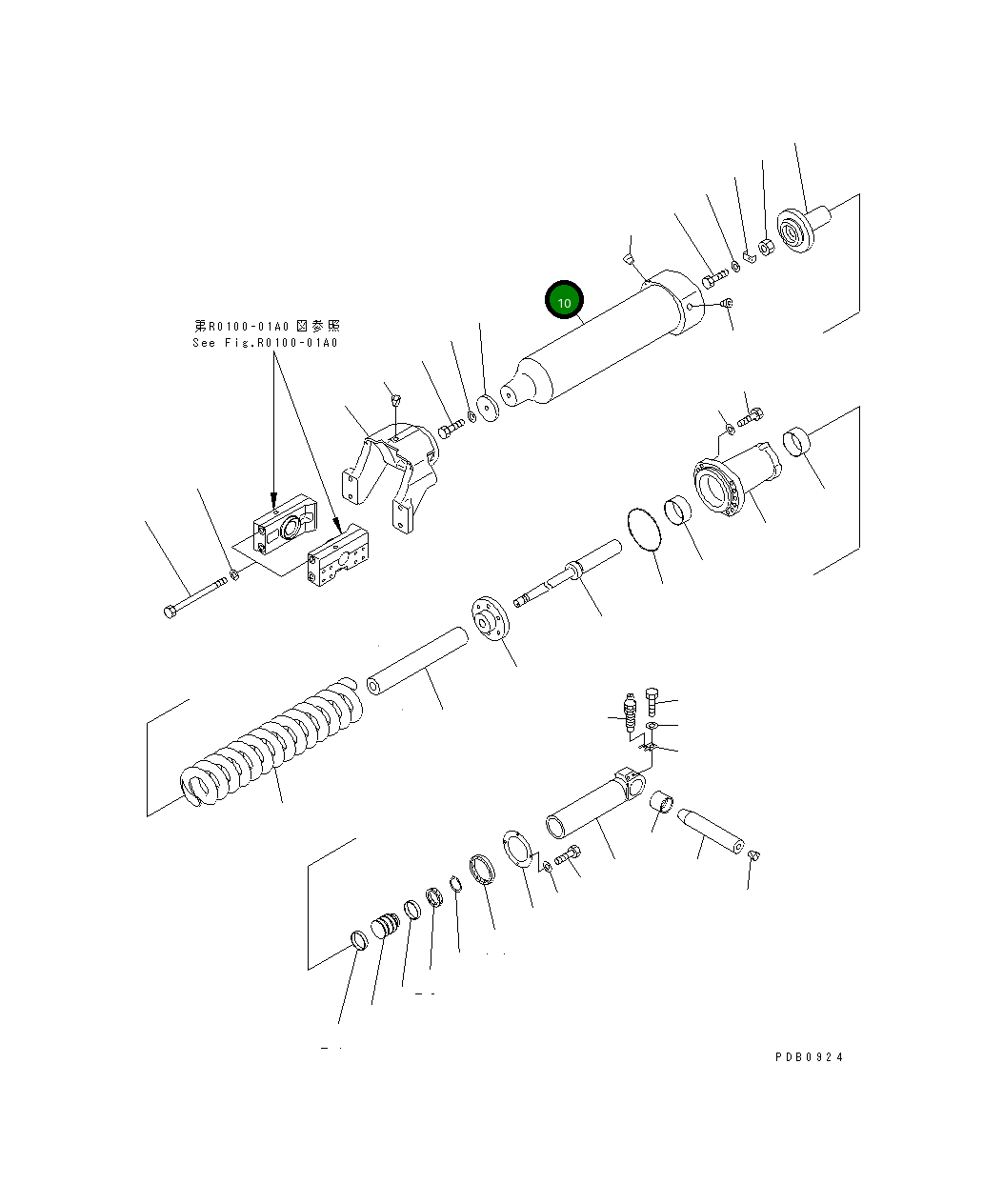Корпус 17A-30-14112 Komatsu
