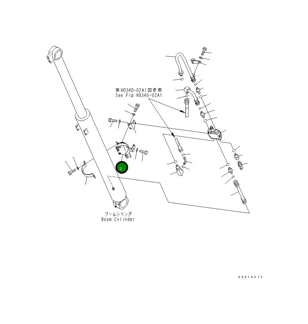 Лента 21W-62-49221 Komatsu