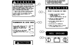 Наклейка EB9094 Komatsu
