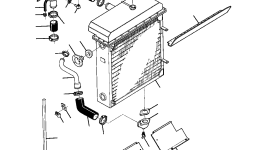 Левый нижний воздушный дефлектор радиатора 713 479 C1 Komatsu