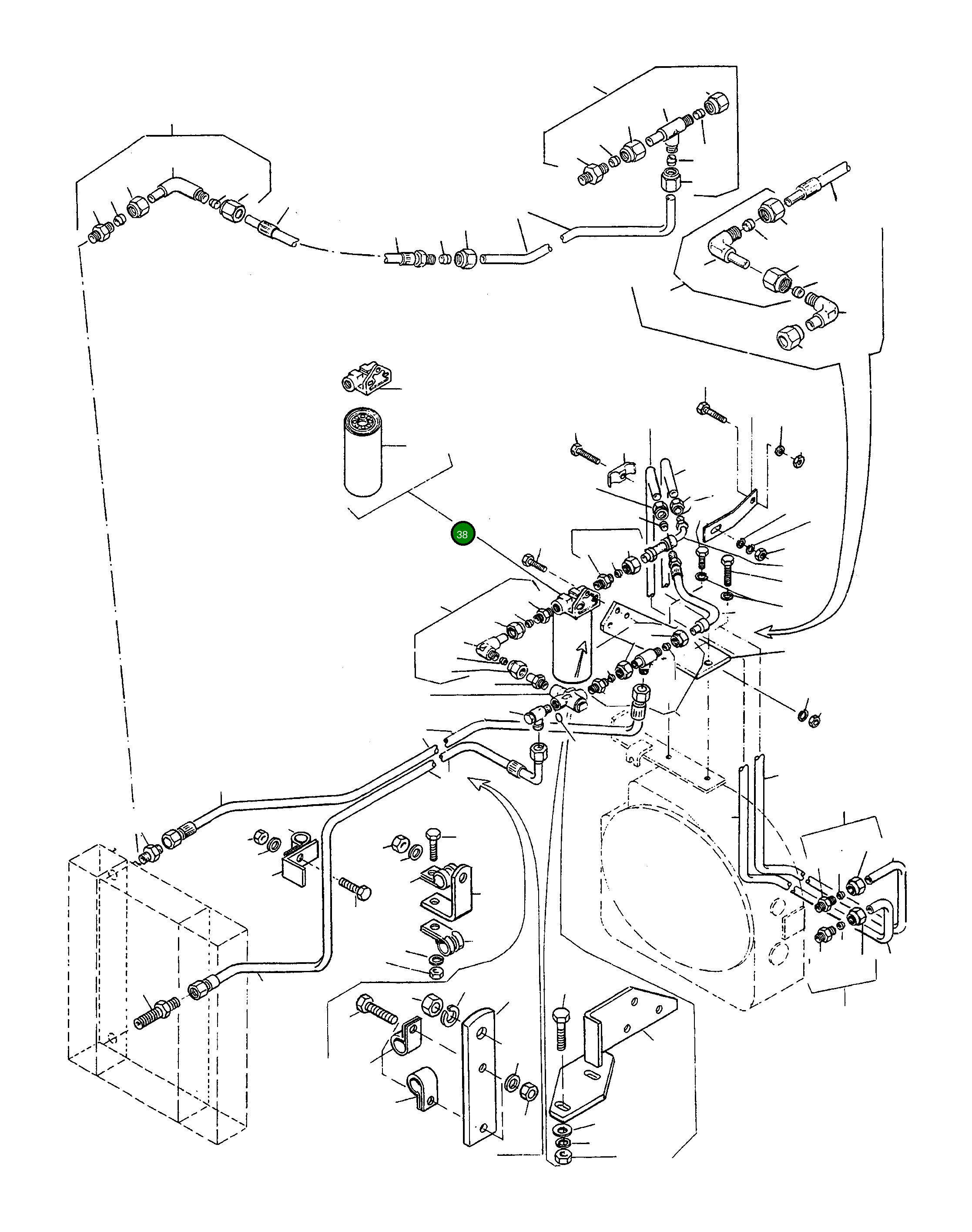 Масляный фильтр 2979652M91 Komatsu