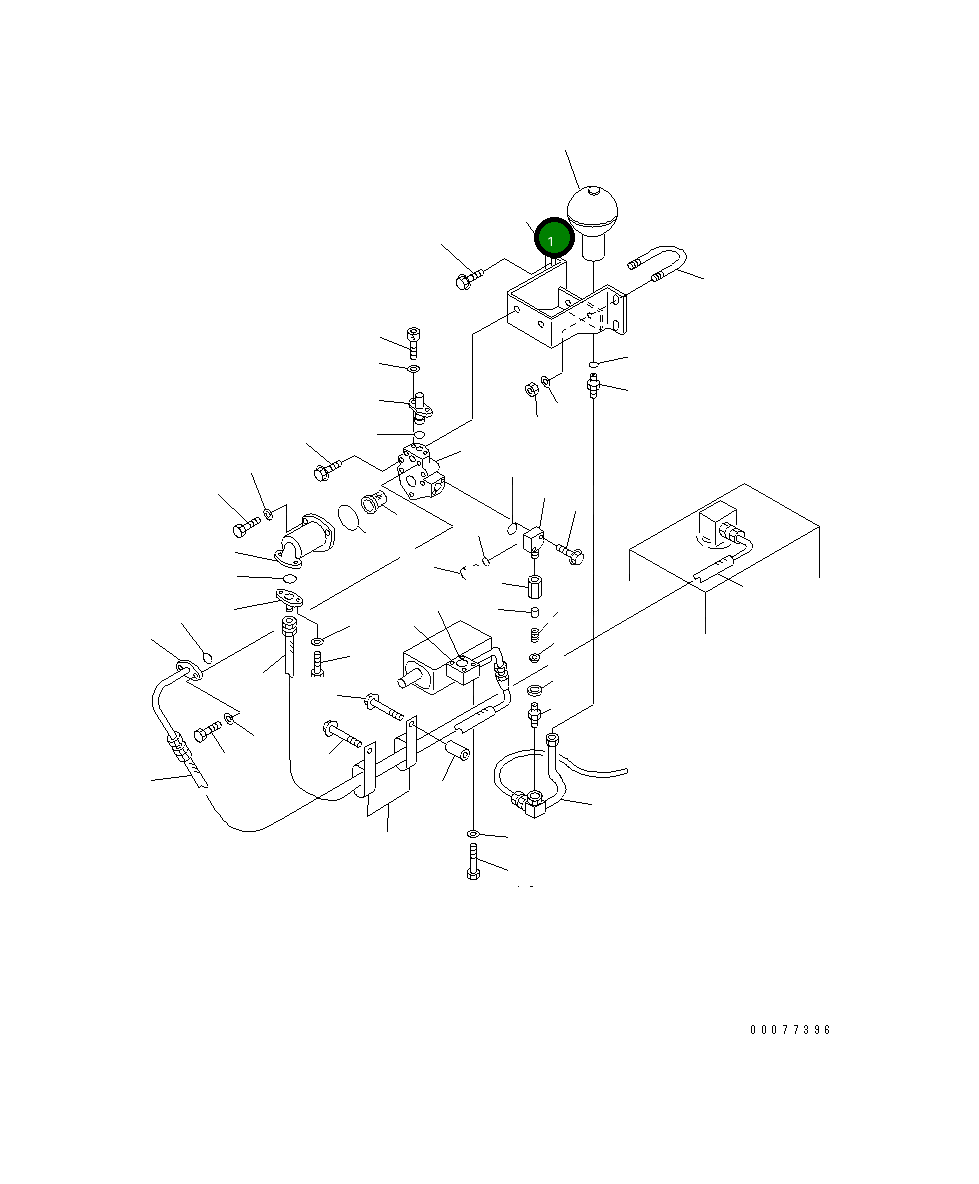 Кронштейн 418-43-28390 Komatsu