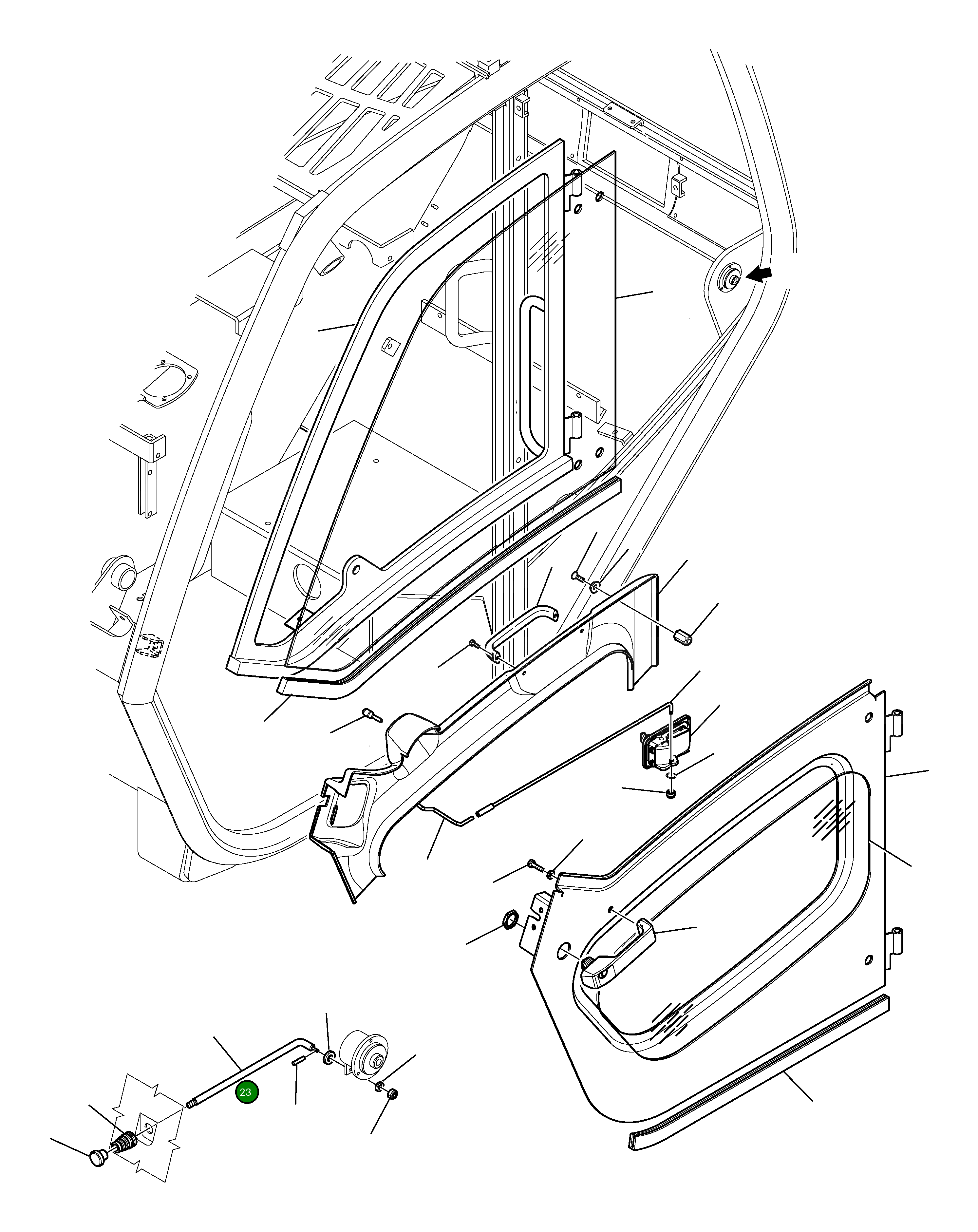 Круглый 395-56-12570 Komatsu