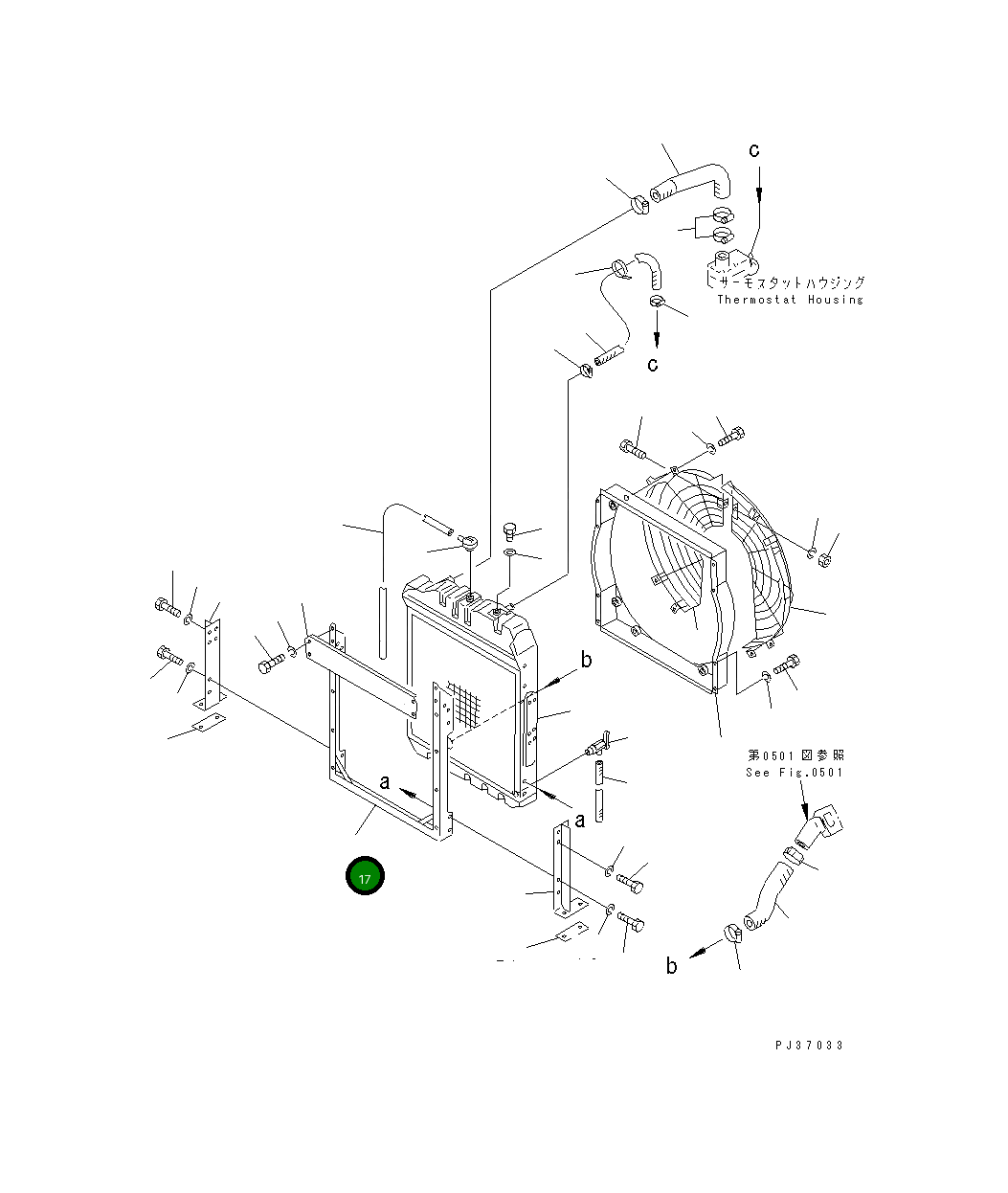 Кронштейн 6930-61-9640 Komatsu