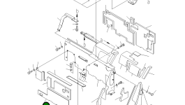 Лист 21Y-54-17590 Komatsu