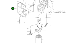 Кронштейн 566-07-6A940 Komatsu