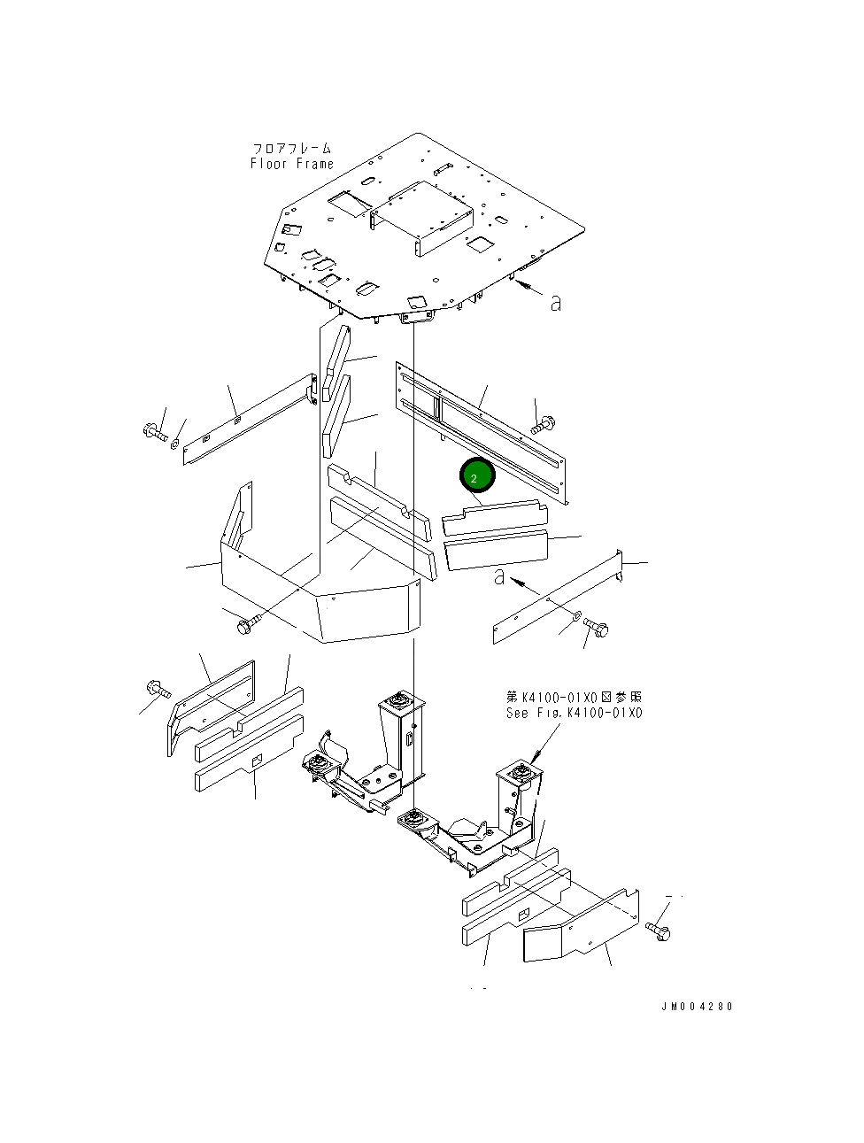 Лист 427-54-24541 Komatsu