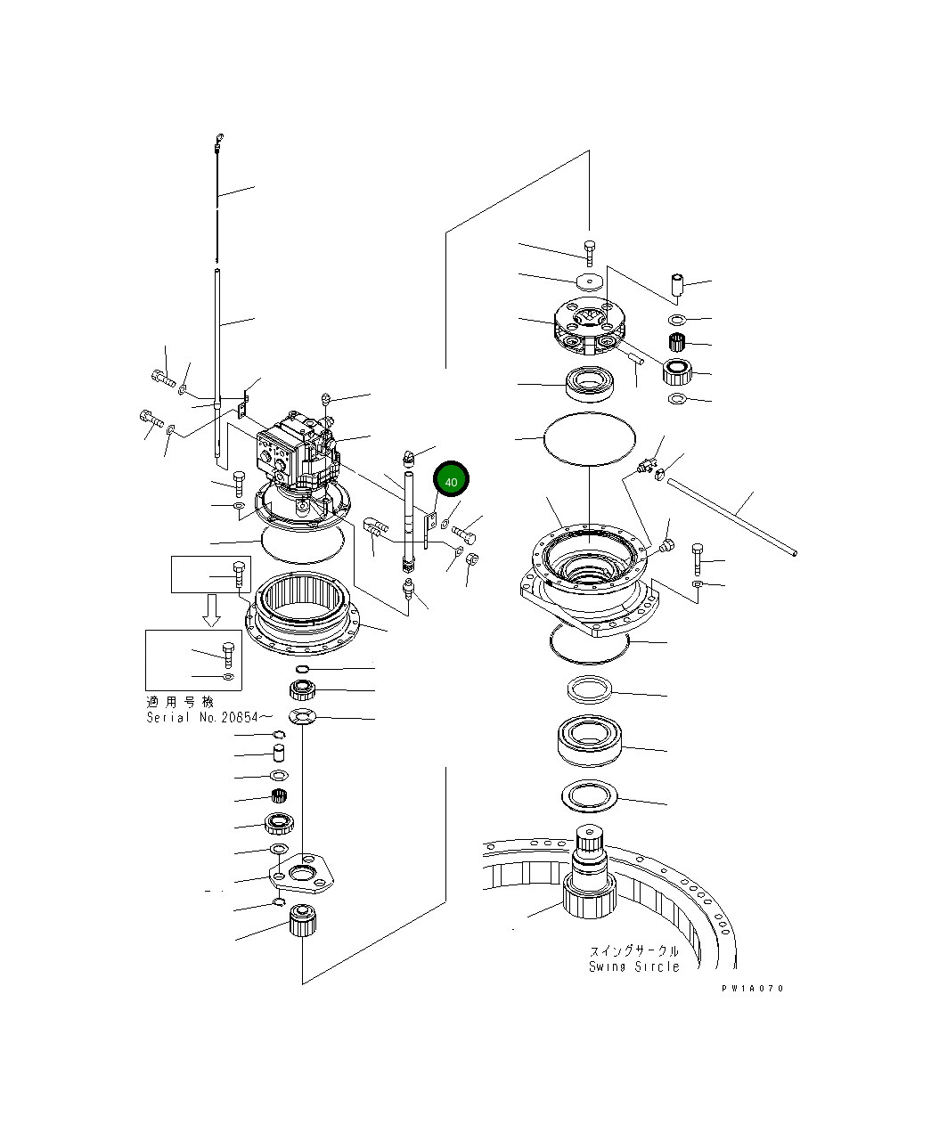 Кронштейн 22U-26-21440 Komatsu