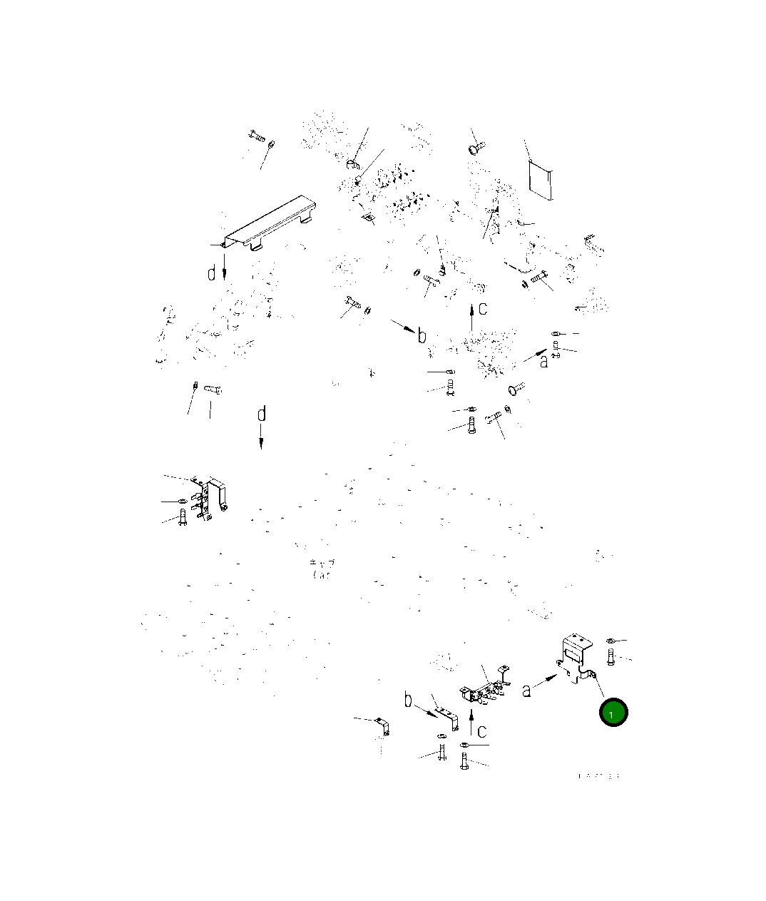 Кронштейн 419-06-55340 Komatsu