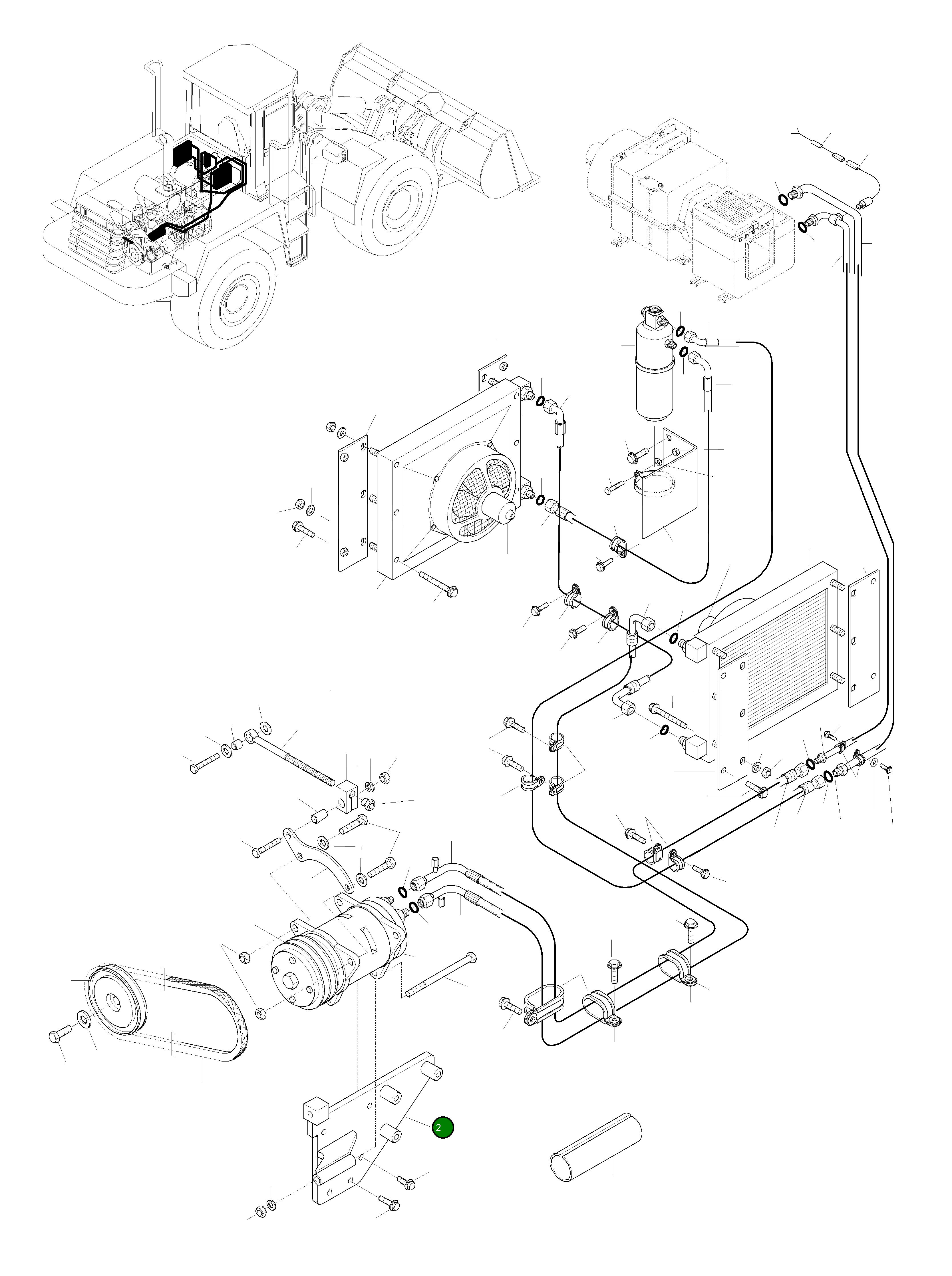 Кронштейн 421-S62-H550 Komatsu