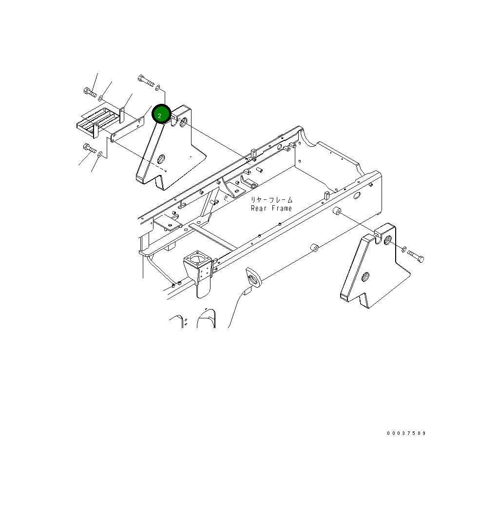 Кронштейн 417-975-3270 Komatsu
