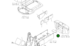 Лист 42A-46-23110 Komatsu