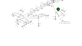 Кронштейн 6212-12-4980 Komatsu