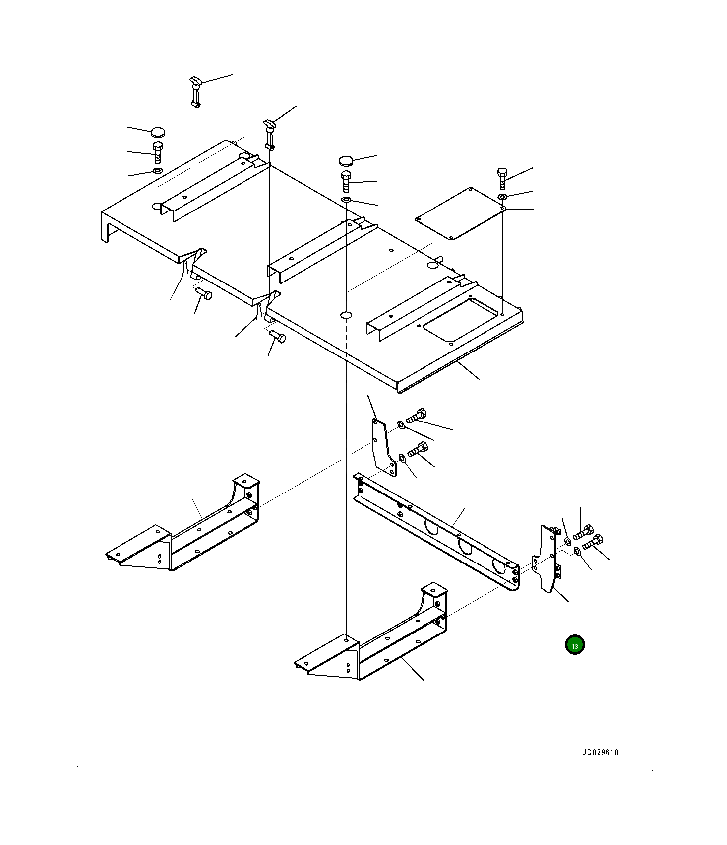 Кронштейн 561-89-82221 Komatsu