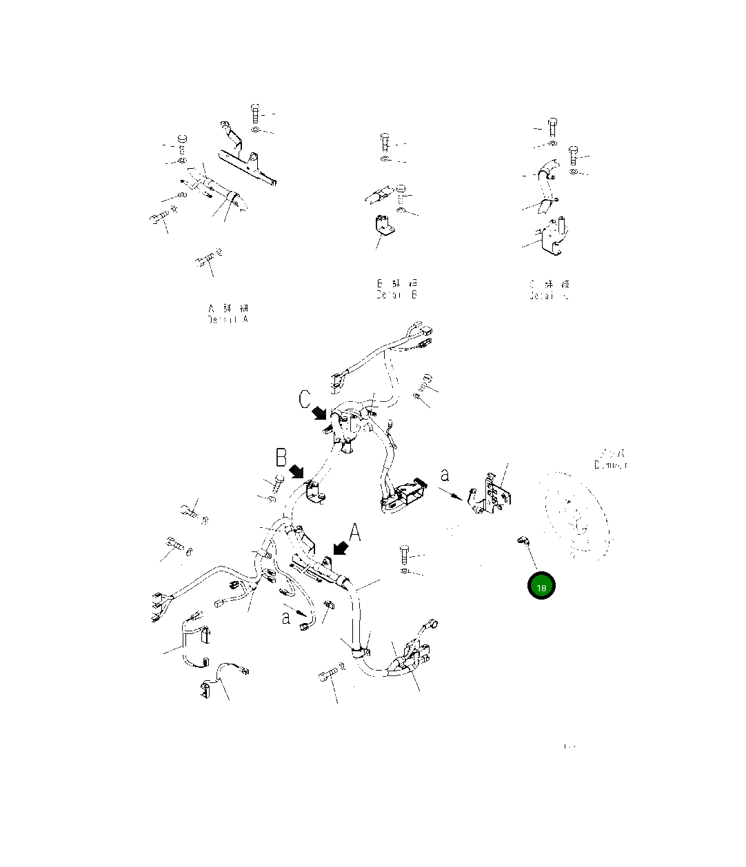 Кронштейн 419-06-68530 Komatsu