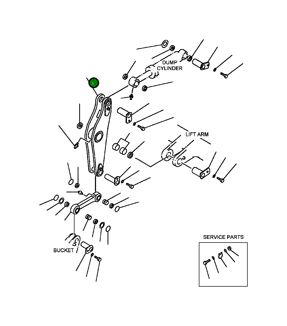 Коромысло 421-70-A1310 Komatsu