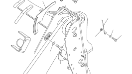 Кронштейн 416-43-H9110 Komatsu