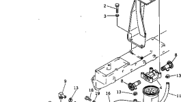 Кронштейн 6711-21-6140 Komatsu