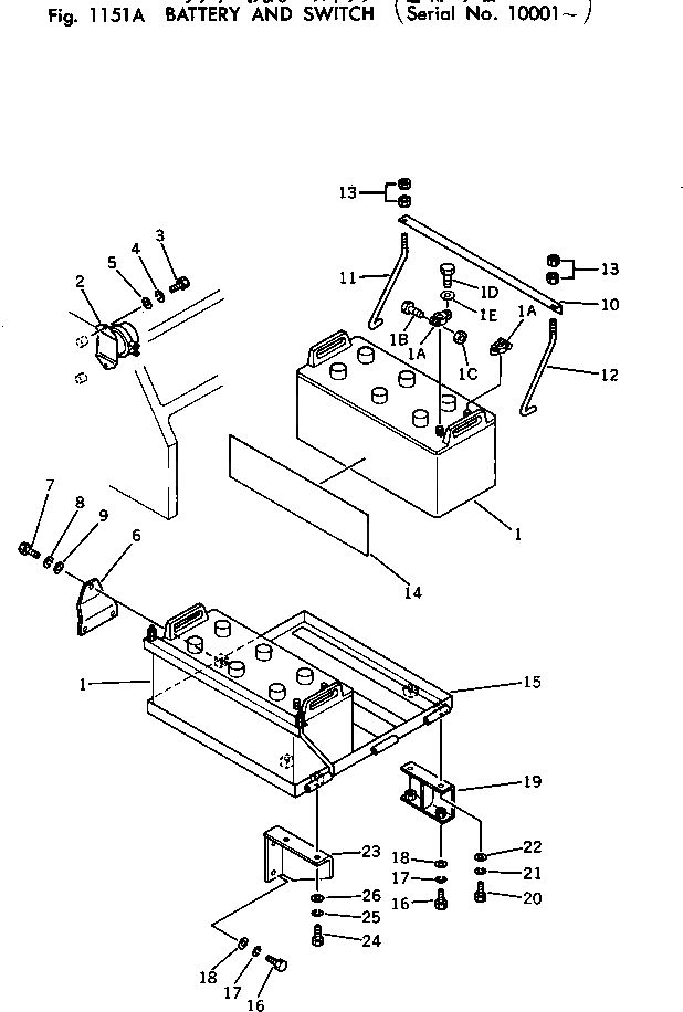 Корпус 145-06-41111 Komatsu