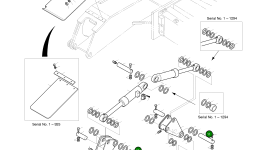 Палец 2123-4007A Komatsu