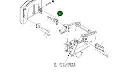 Кронштейн 8240-54-1621 Komatsu