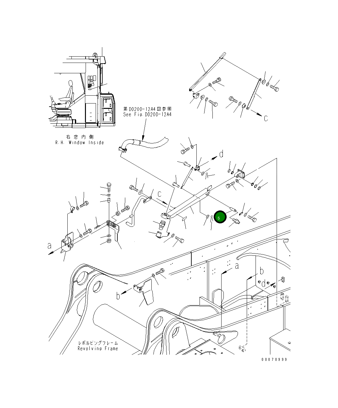 Палец 21T-04-32351 Komatsu