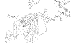 Кронштейн 6262-51-8240 Komatsu