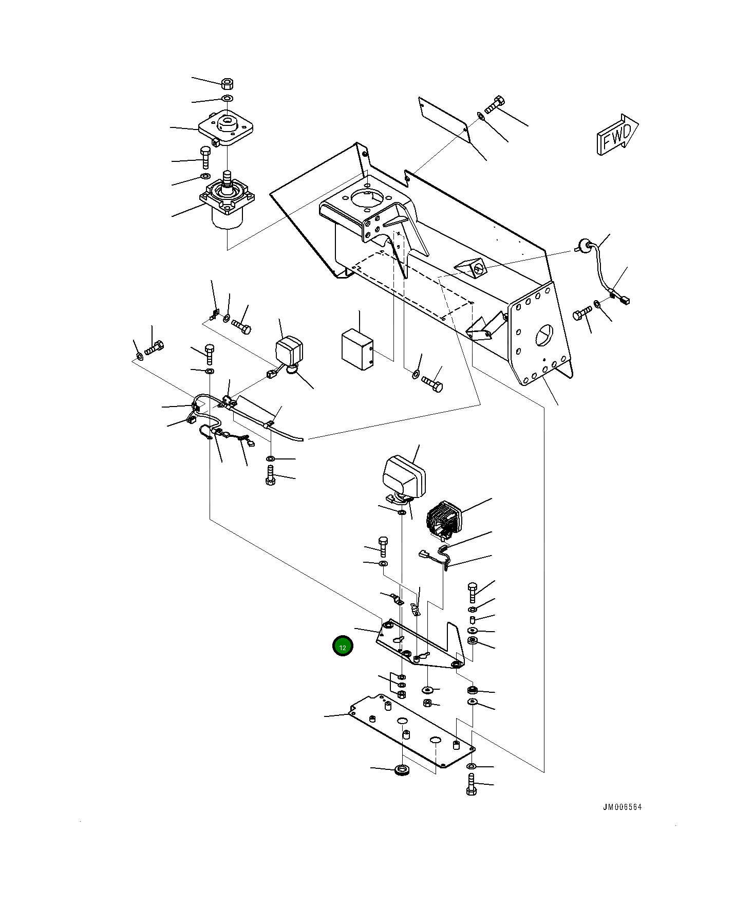 Кронштейн 561-86-8A910 Komatsu